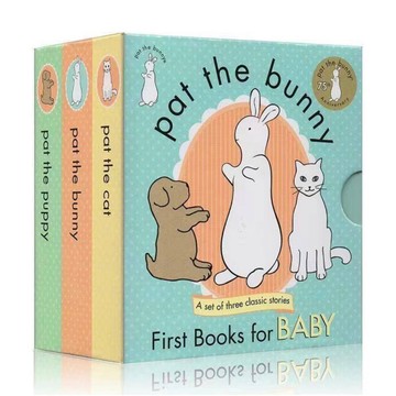 【查德書境】正版 Pat the Bunny 拍拍小兔子 觸摸立體書 Dorothy Kunhardt 親子共讀互動