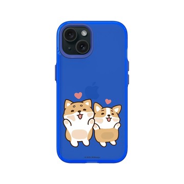iPhone 15 Clear 激光藍 - 柴語錄 Shiba Says - 放我出去♥