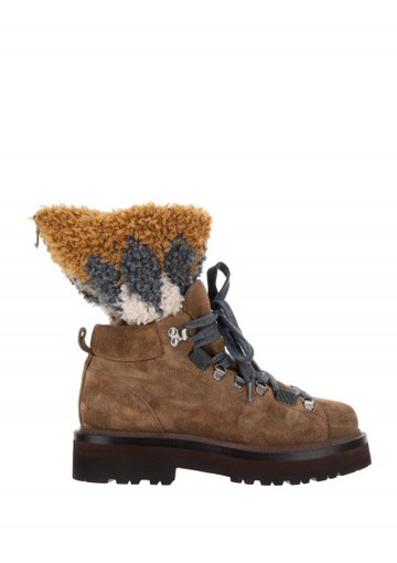 Brunello Cucinelli - Trekking Ankle Boots - Womens - Brown