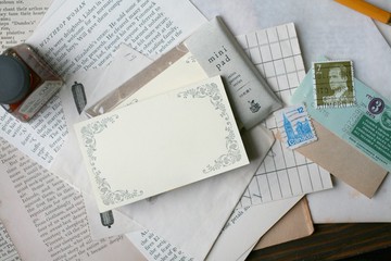 迷你便條本 復古圖案系列