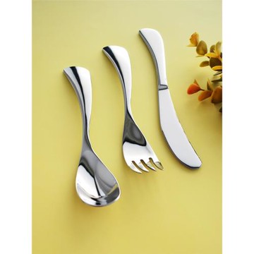 北歐兒童刀叉套裝牛排西餐餐具 小全套可愛304不銹鋼寶寶勺子叉子