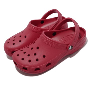 Crocs 涼拖鞋 Classic 男鞋 女鞋 辣椒紅 休閒 洞洞鞋 基本款 卡駱馳 透氣 情侶鞋 100016EN