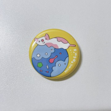 mimitofus planet 小圓胸章 貓咪星球