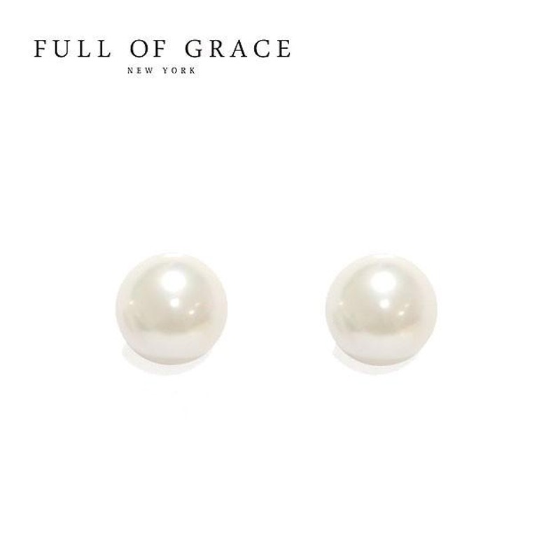 FULL OF GRACE フルオブグレイス 真珠パール スタッズピアス Small