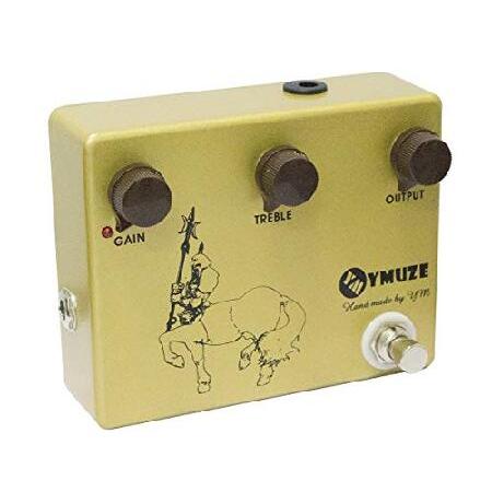 YMUZE Handmade GOLD Professional Overdrive Boost Guitar Effects Pedal