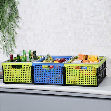 KEYWAY 聯府 波特蘭摺疊收納籃(35L)-3入組