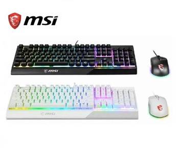 MSI 微星 Vigor GK30 COMBO 防潑水 RGB 電競鍵盤滑鼠組 鍵鼠組 電競鍵盤