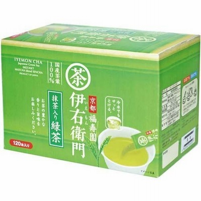0.8GX120ホン　伊右衛門 インスタント抹茶入り緑茶スティック(0.8g*120本入) 宇治の露製茶 4901046780108