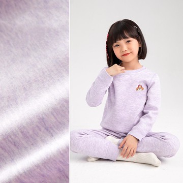 人氣卡通 - 卡通汪汪隊圓領厚磅保暖長袖上衣-卡通人物天天-紫色