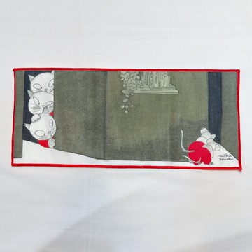 鏡面擦拭布-Makimichi貓系列-躲貓貓