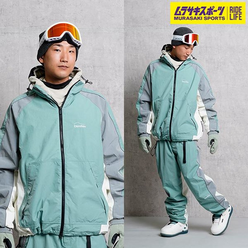 Dimito positivemind スノボーウェアセットアップ 美品】Dimito スノーウェア セットアップ 上下セット XL