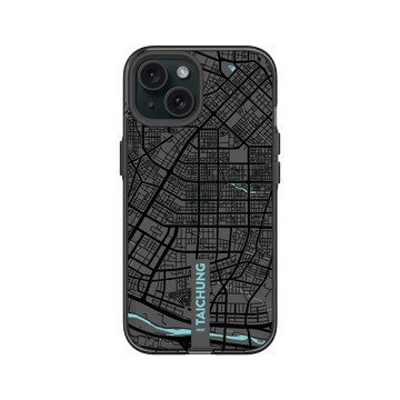 iPhone 15 Clear 酷墨灰 - JOCR - Taichung (Black Logo)