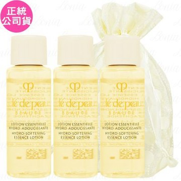 Cle de Peau Beaute 肌膚之鑰 精萃光采柔潤保濕修護露II(10ml)*3旅行袋組(公司貨)