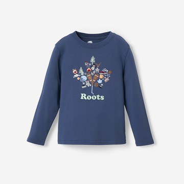 Roots 大童-WINTER WONDER 長袖上衣