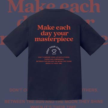 回收愛心厚版刺繡短TEE