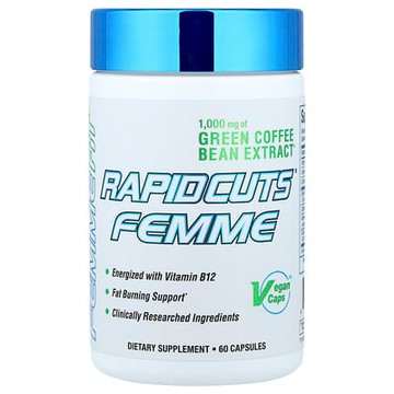 ALLMAX, RAPIDCUTS Femme，生咖啡豆提取物，1000 毫克，60 粒膠囊