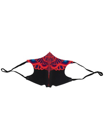 Marcelo Burlon County of Milan - Wings print face mask - men - Cotton - One Size - Black