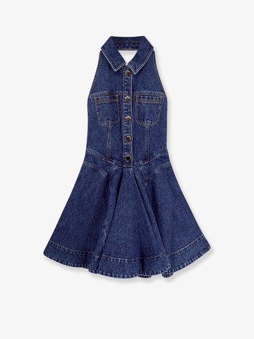 Denim short dress - SELF PORTRAIT - gender_Woman