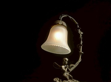 【老時光 OLD-TIME】早期台灣製厚重金屬精靈桌燈