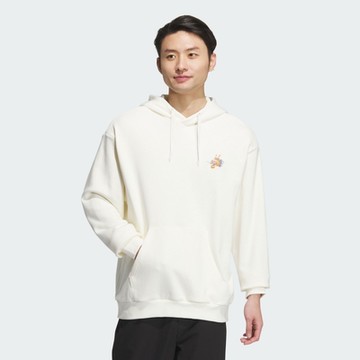 ADIDAS M DRGN YR HDY 男連帽上衣-米白-JE6115