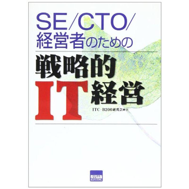 SE CTO 経営者のための戦略的IT経営