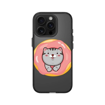iPhone 16 Pro Clear (相機按鈕) 酷墨灰 - VITA VITA．塔仔是隻貓 - 再吃一口胖嘟嘟