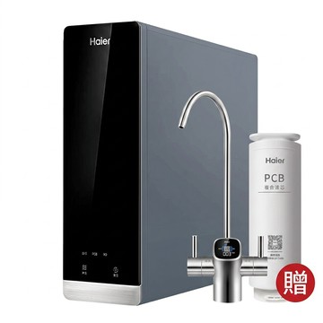 【Haier海爾｜贈第一道濾心】RO鮮活淨水器/淨水機RO800G HR-WF-RO800【龍頭面板設計｜雙出水設計｜贈標準安裝】