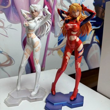 快速出貨 【哆啦A夢的百寶屋】新福音戰士 機甲明日香 現貨秒發 紅白雙色 手辦擺件 動漫模型