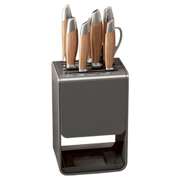 小麥購物 廚房多功能刀具置物架 檯面款 L1427  1個  槍灰色