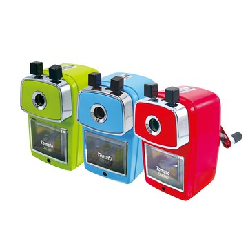 Tomato 高級鐵製 手搖削筆機 削筆器 削鉛筆機 顏色隨機 /台 AS-920｜領券最高折$220