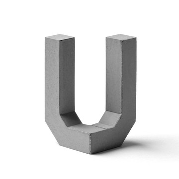 水泥字母 U