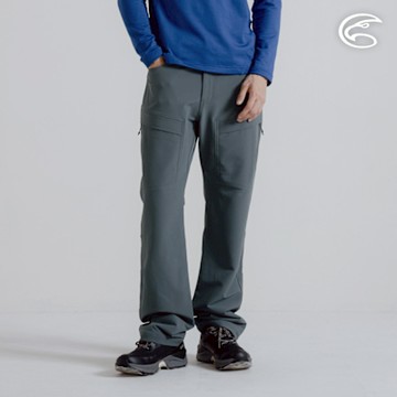 ADISI 男高抗風Pro超撥水多口袋保暖長褲 AP2421107 礫石灰 (M-3XL)｜磨毛 防潑水 彈性 快乾 登山褲 休閒褲