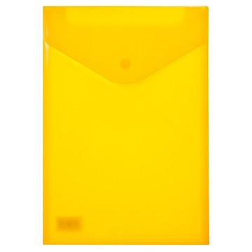 ECO Chungwoon 魔鬼沾直式文件袋 黃色文件收納袋  A4  5個
