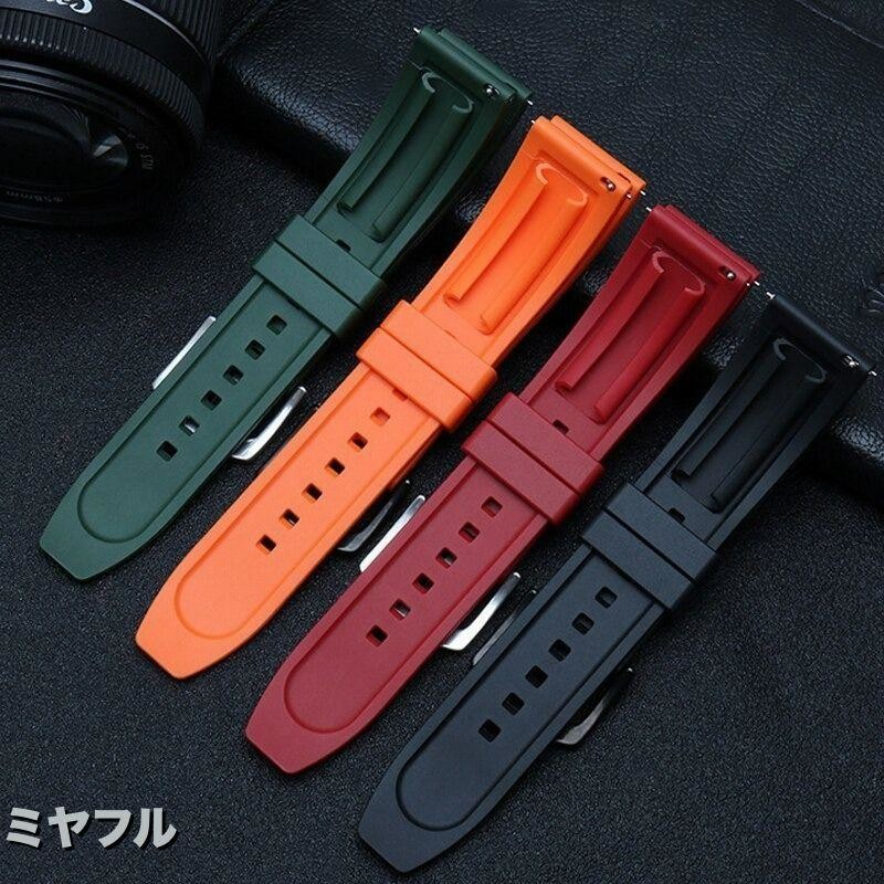 セイコー オメガ ラバーベルト 互換 交換用 社外品 ピンバックル