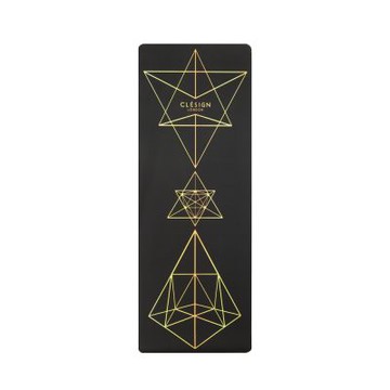【Clesign】COCO Aurora Yoga Mat 瑜珈墊 4.5mm - Vanta Black (椰子殼纖維添加)