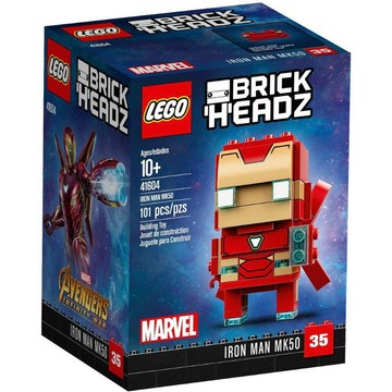 💗芸芸積木💗售完!! LEGO 41604 鋼鐵人 馬克50 MK50 大頭 Brickheadz系列