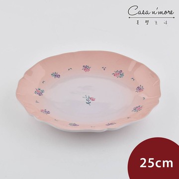 Le Creuset 南法花語系列 凡爾賽花園 圓形淺盤 餐盤 盛菜盤 圓盤 25cm 芭蕾粉  [美學生活]