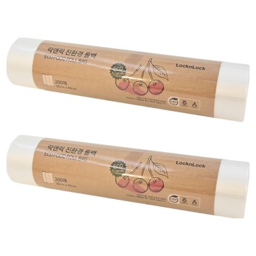 LocknLock 樂扣樂扣 ECO 食物保鮮袋  大  200個  2捲