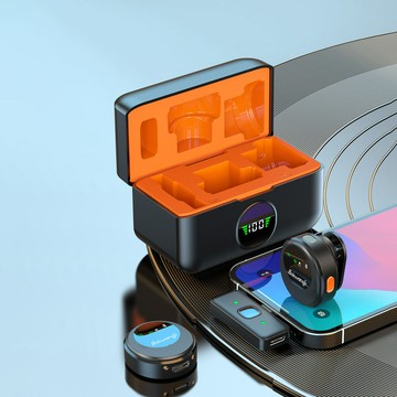 無線麥克風SX29跨境私模紐扣磁吸款手機拍攝直播降噪收音麥監聽【北歐家居生活】