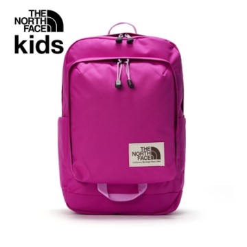 【The North Face 官方旗艦】北面兒童粉色舒適背負大容量後背包｜8B230OX 書包