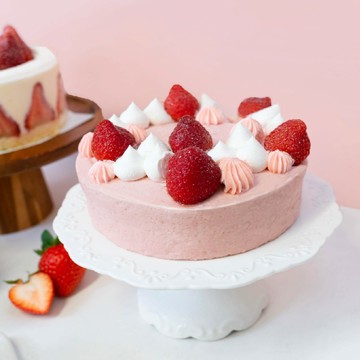 【預購指定出貨區間】【溫莎堡】草莓優格蛋糕 6吋【季節限定/草莓蛋糕/生日蛋糕/聖誕節/跨年】