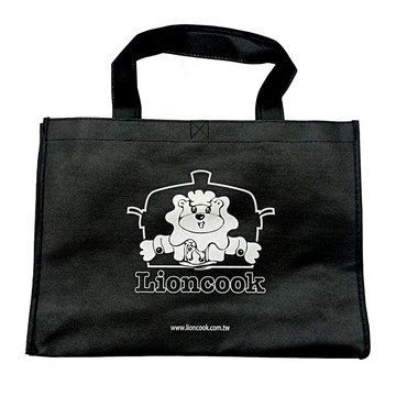 【總舖獅Lioncook】曜石黑LIONCOOK購物袋