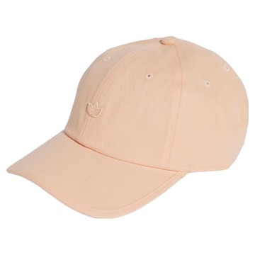 adidas 愛迪達 PE DAD CAP 三葉草帽子/運動帽/棒球帽/遮陽帽 JN7137  均碼  1個  菊粉色