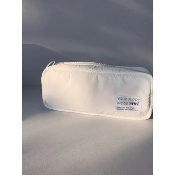 韓版ins 雙層筆袋三明治立體收納包文具袋文具化妝品收納袋鉛筆盒 海鷗