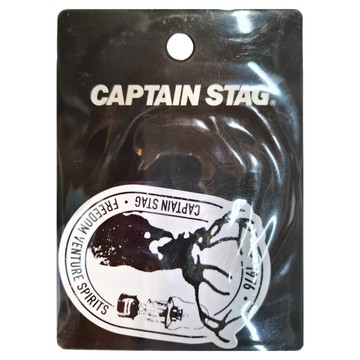 CAPTAIN STAG 鹿牌 公鹿貼紙 47x67mm#UM-1  公鹿 白色  1個