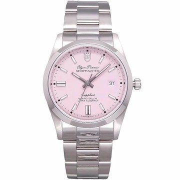 Olym Pianus 奧柏表 89345MS 色彩衝擊革命運動型腕錶 / 粉面 35mm