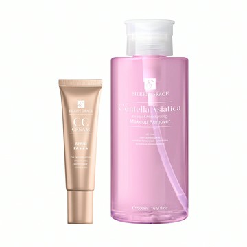 晶靈光感CC霜30ML*1+積雪草彈潤卸妝水 500ML*1