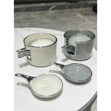 輕奢吐骨碟蘸料碟家用調味碟盤子碟子火鍋調料碟醬油碟醋碟醬料碟