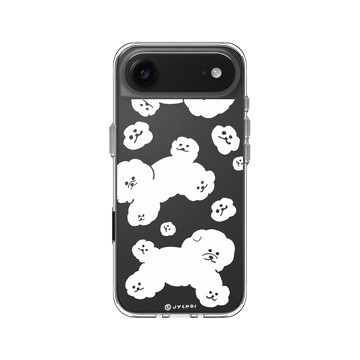 iPhone Air Clear Case（相機按鈕） 透明 - Jin Young Choi - 雲朵狗狗