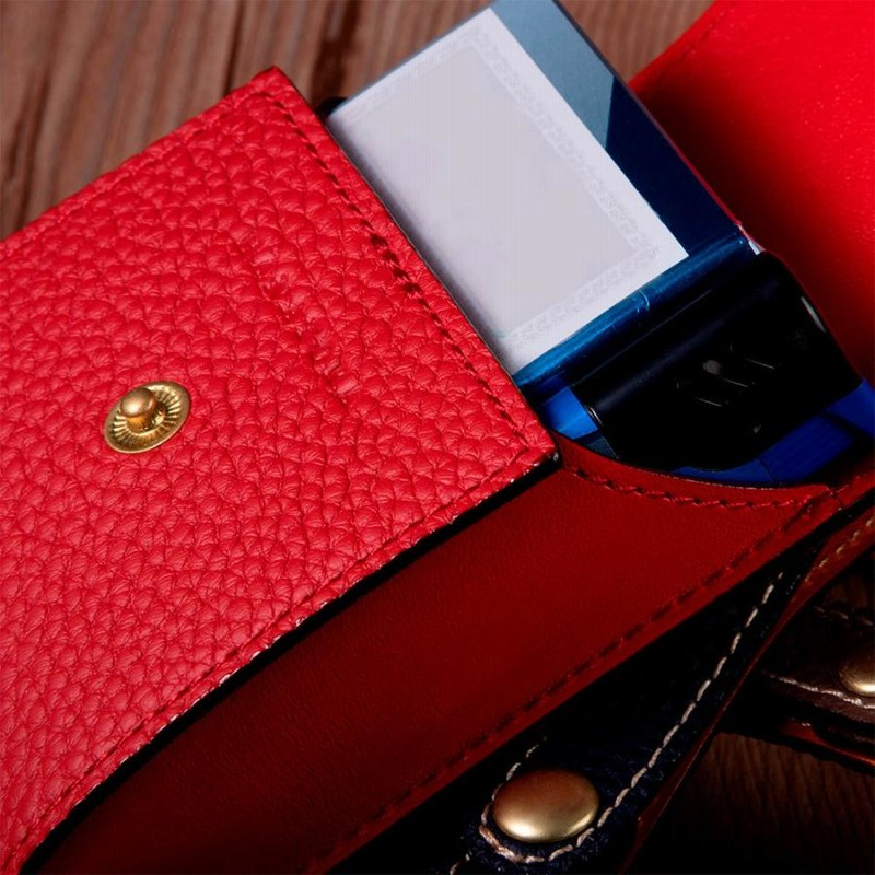 RED MOON 革 シガレット 小物 ケース ベルトフック付き ベルトポーチ